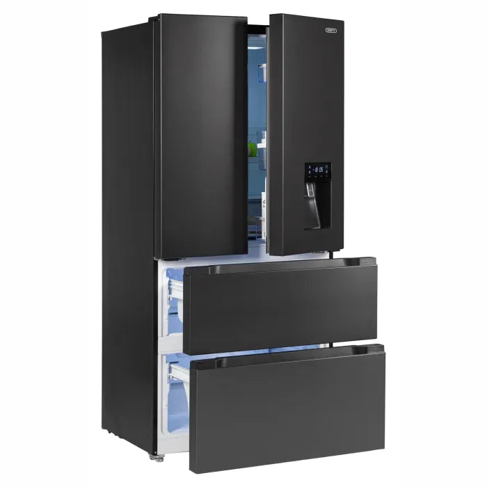 Defy 492L Onyx French Door Fridge Freezer DFF440 WD